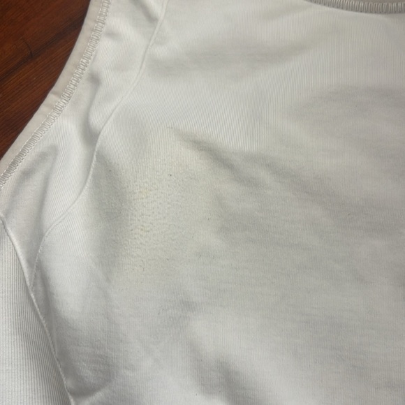 lululemon high-neck racerback ribbed tank, white, size 6 - Picture 3 of 3